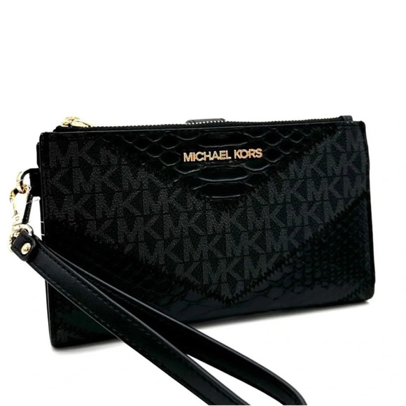 Michael Kors Large Double Zip Wallet
Wristlet Black Multi - Picture 1 of 9
